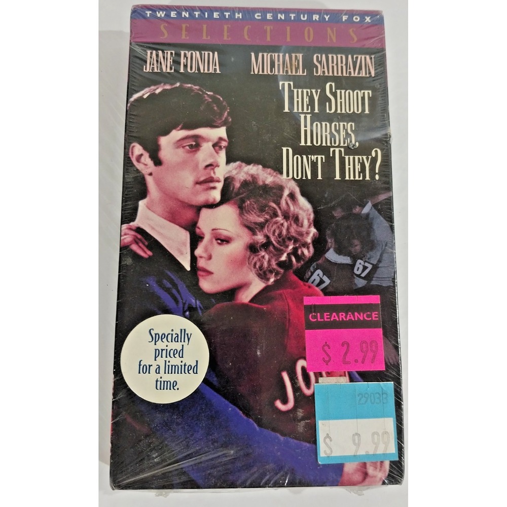 They Shoot Horses Dont They VHS 1996 Sealed New Jane Fonda Michael Sarrazin Fox